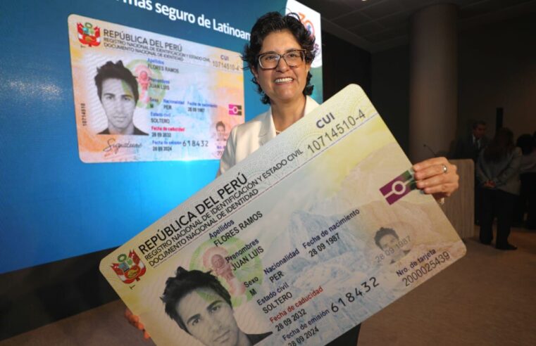 Reniec solo emite DNI electrónico 3.0 desde esta semana en todo el país