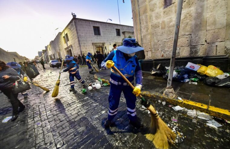 Municipalidad de Arequipa nos pide ser limpios este mes de aniversario y todos los días del año