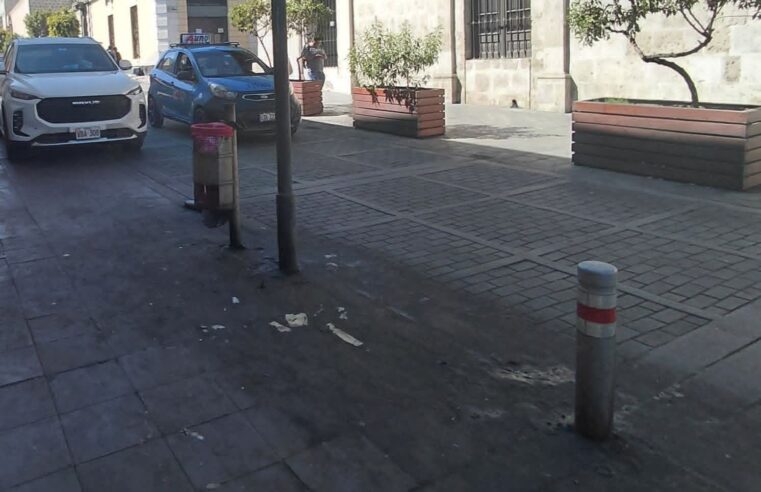 Puntos llenos de grasa aumentan en el Centro Histórico de Arequipa