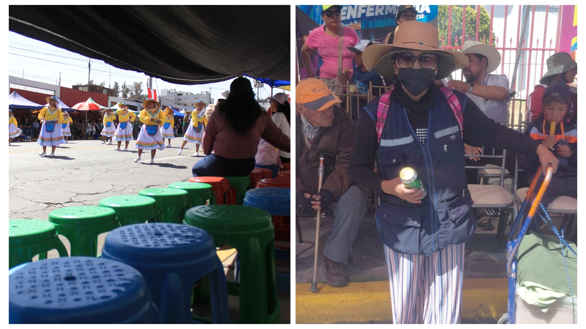 LAS NORMAS BRILLARON POR SU AUSENCIA. En el Pasacalle Regional podías vender sillas y cerveza, y nadie te decía nada