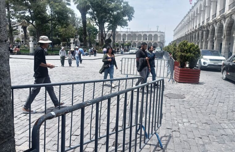 MPA no permitirá hoy ingreso de agrupaciones a Plaza de Armas