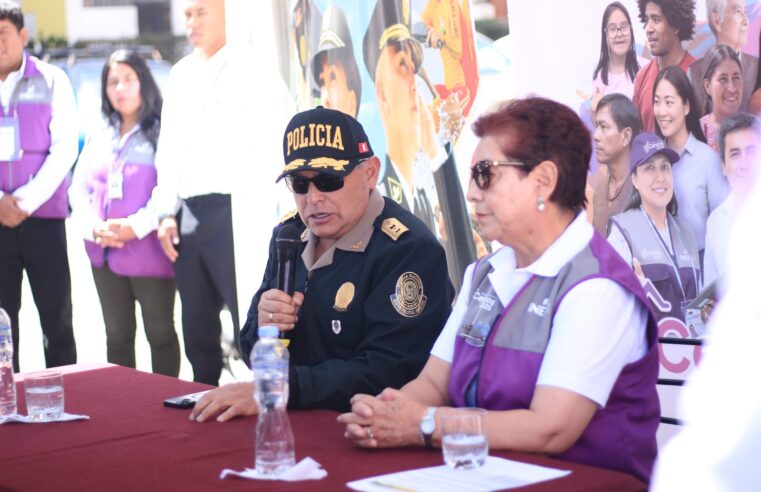 PNP garantiza protección a censistas en Arequipa