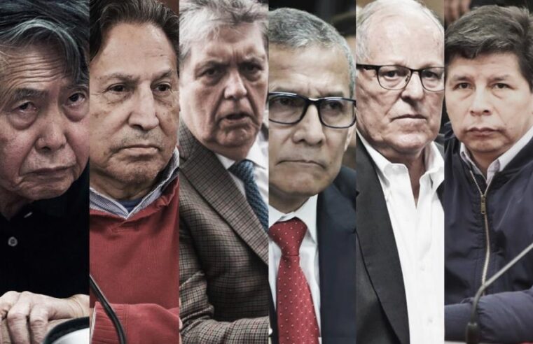 Seis de seis, todos acusados de corrupción