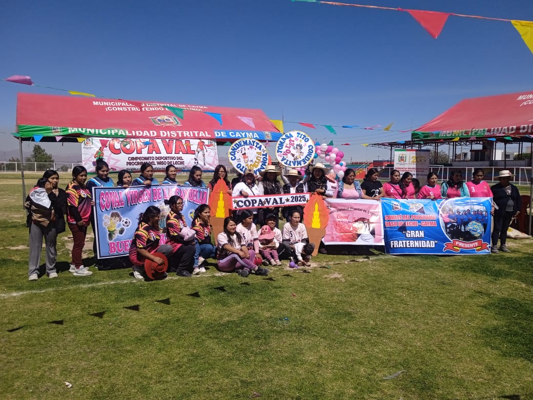 Premiaron a mejores equipos del programa vaso de leche