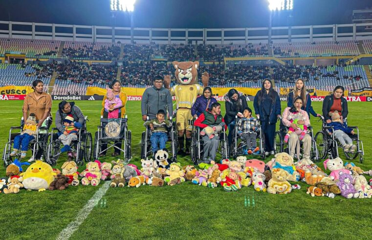 Por el «Día del Niño» Cusco FC hizo donación de sillas de ruedas