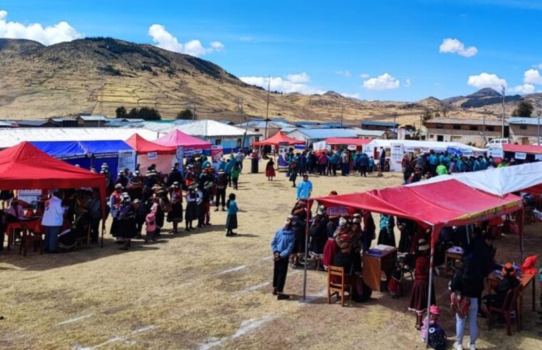Poblados de Cotabambas recibieron más de 3 000 atenciones sociales