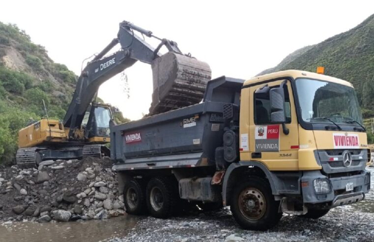 Obras de prevención en Sivia y Anchihuay
