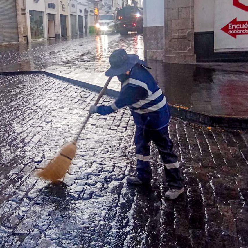 Implementan plan integral de limpieza por fiestas de Arequipa