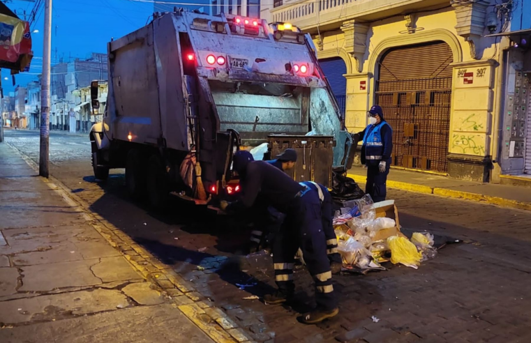 Un total de 183 trabajadores de la MPA limpian la ciudad