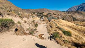 Hundimientos en Maca afectan el turismo en el valle del Colca