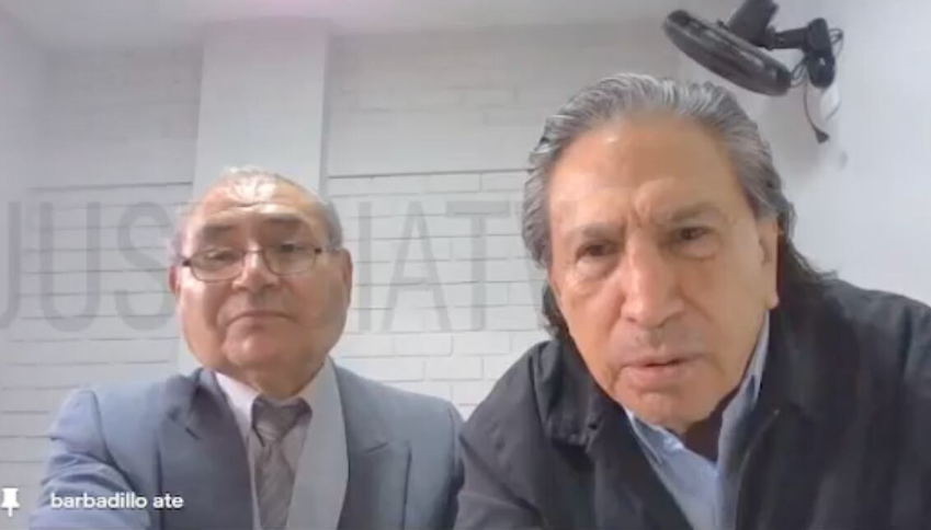 Alejandro Toledo llora en audiencia y Dice que presenta sangrado severo