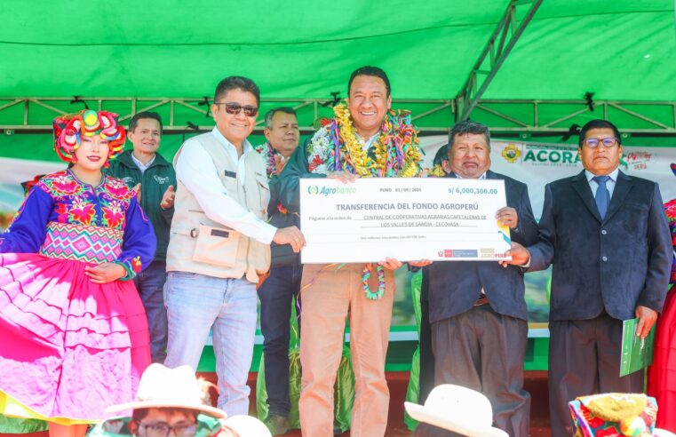 Gobierno potencia la agricultura familiar con créditos y obras