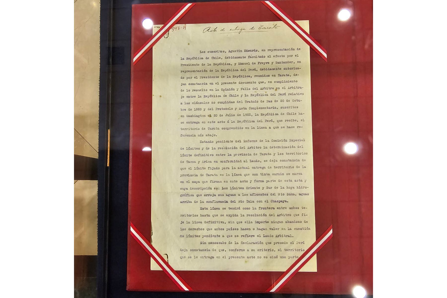 Tarata conmemora 100 años de su retorno al suelo peruano