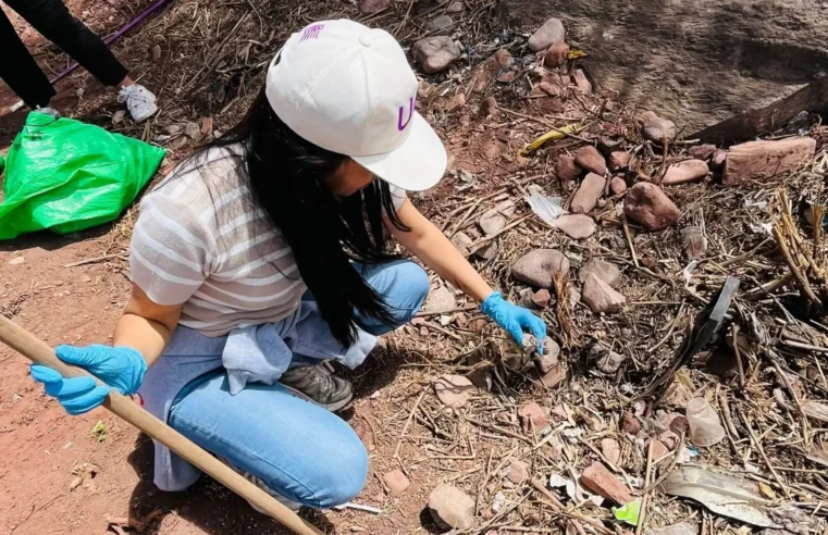 Retiran una tonelada y media de residuos sólidos de laguna