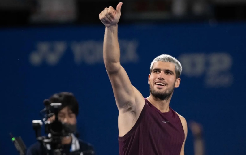 Carlos Alcaraz campeón en Tokio destaca su gran momento
