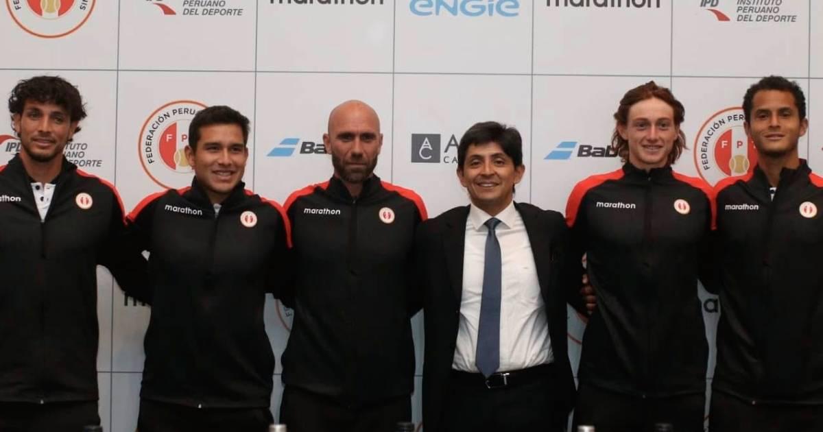 Se presentó el equipo nacional de tenis rumbo a Copa Davis
