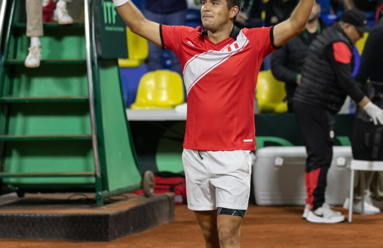 Perú sacó ventaja de 2-0 ante Portugal en la Copa Davis