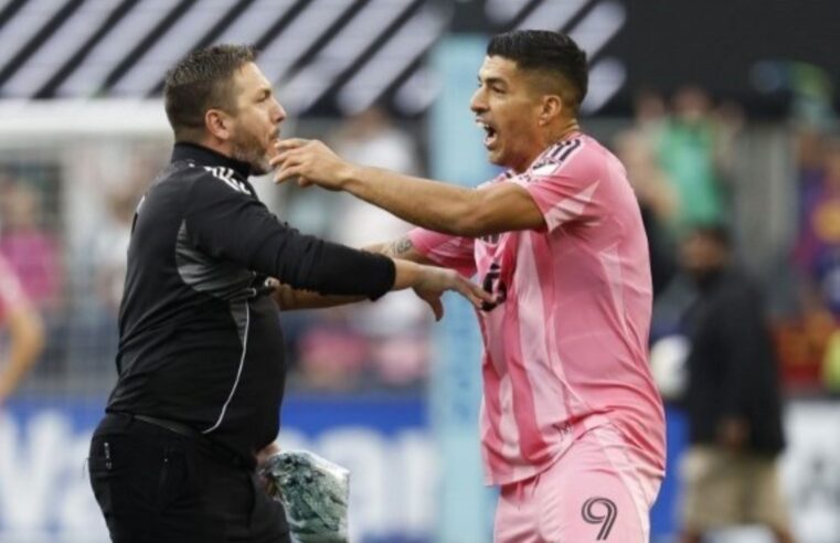 Suárez genera escándalo por escupir a un rival tras perder en la MLS