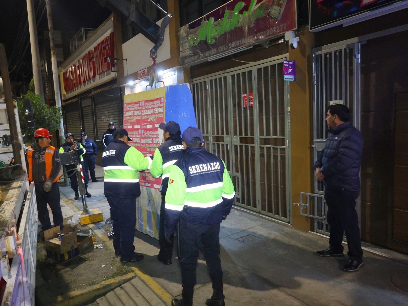 Municipio de Bustamante clausuró night club y cantina clandestinos en Av. Dolores