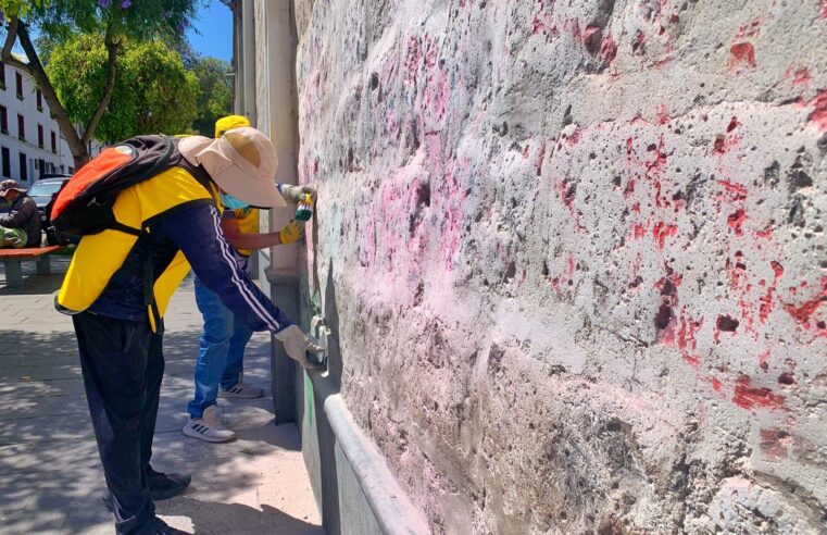 Intensifican la lucha contra el vandalismo en centro histórico