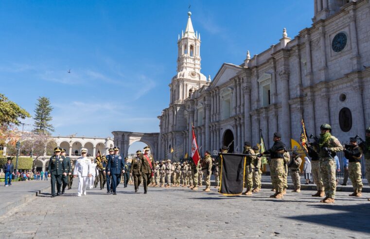 Arequipa celebró aniversario de las Fuerzas Armadas y homenaje a la Virgen de la Merced