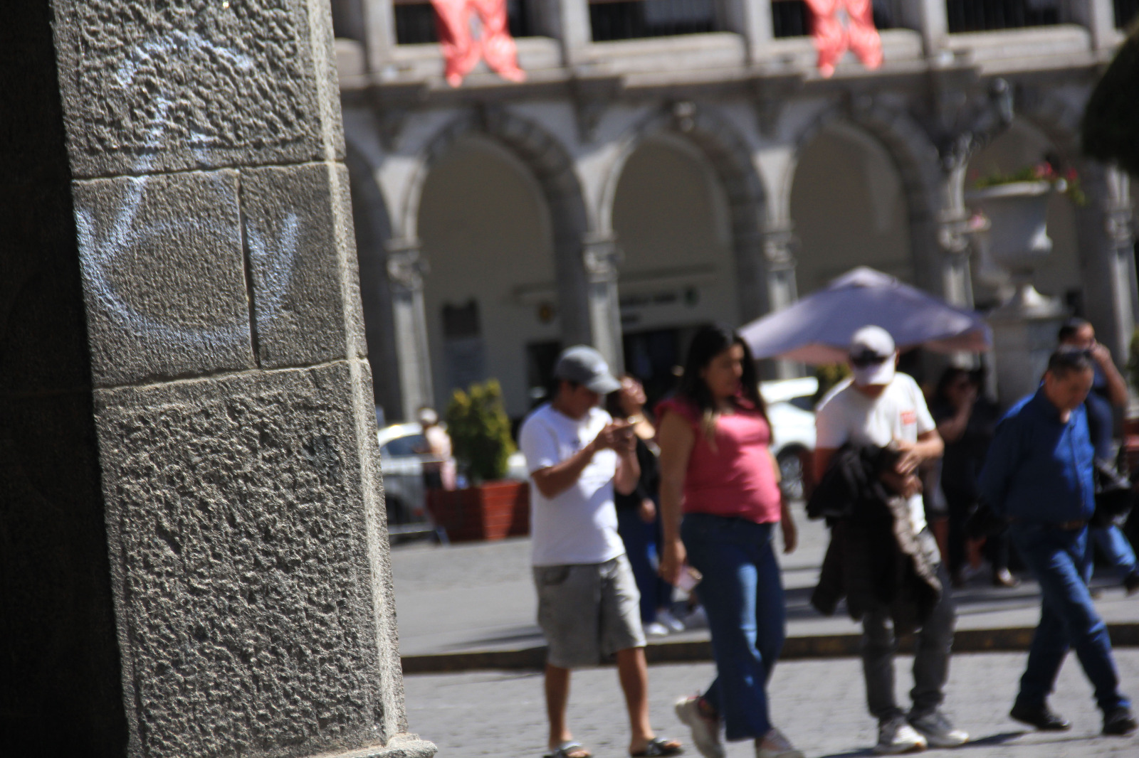 Vigilancia permanente para evitar pintas en Plaza de Armas