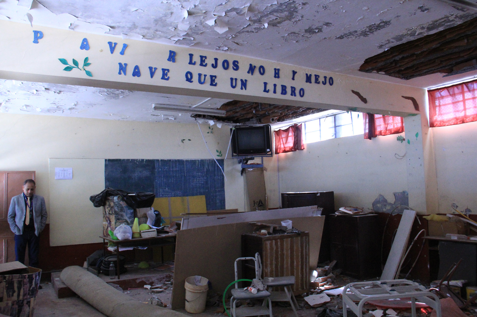 Demolición del pabellón de la I.E. Julio C. Tello es incierta