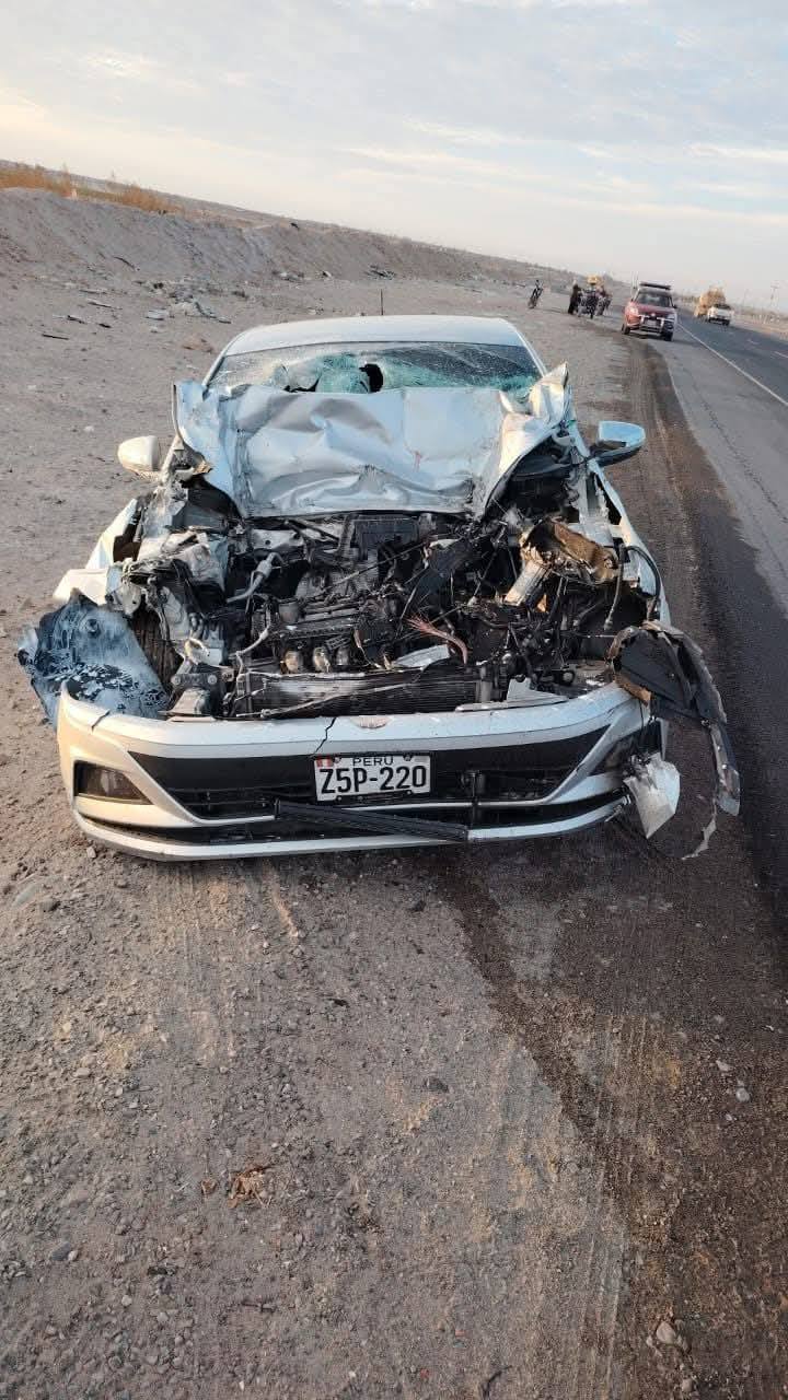 Triple choque en La Joya deja dos menores heridos