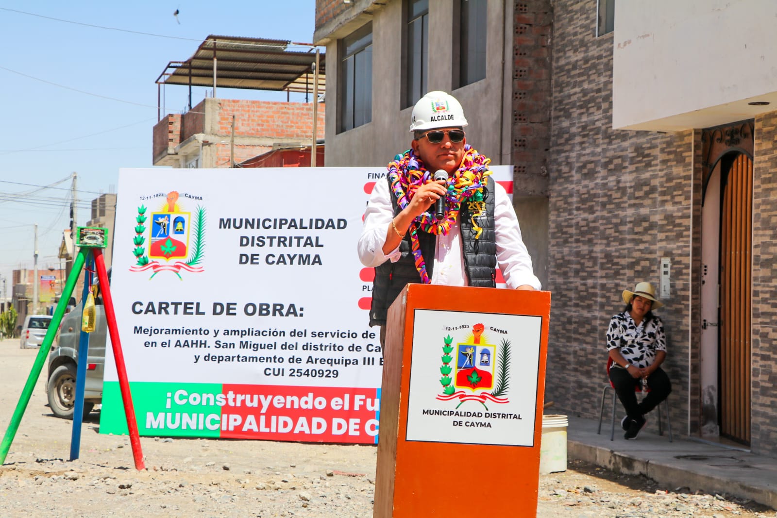 Mejorarán pistas y veredas de diversos pueblos en Cayma