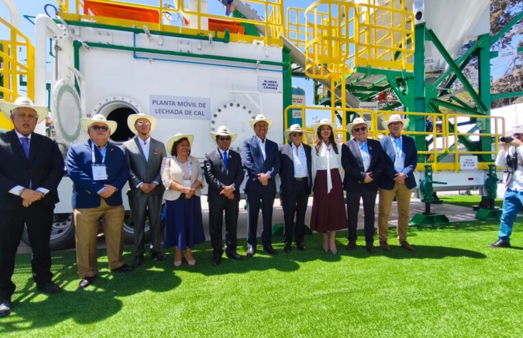 Primera planta móvil de lechada de cal: innovación que revoluciona la minería