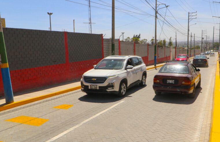 Nueva vía en Cerro Juli mejorará el tránsito para eventos mundiales