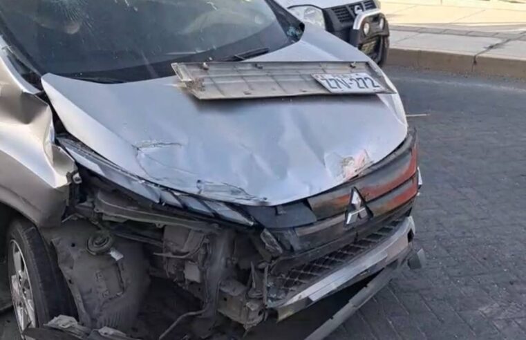 Choque en puente Añashuayco deja cinco heridos