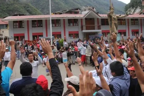 Comunidades de Machu Picchu acuerdan suspender paralización por 72 horas