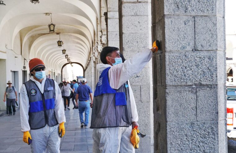 Vandalismo provoca numerosas pintas en el Centro Histórico