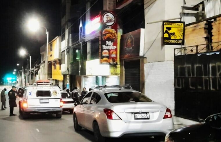 Delincuentes roban más de S/10 mil en medio de balacera