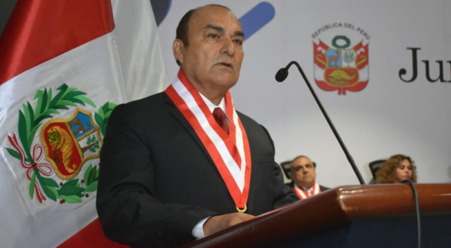 JNJ ratificó como presidente a Gino Ríos tras tramitar vacancia