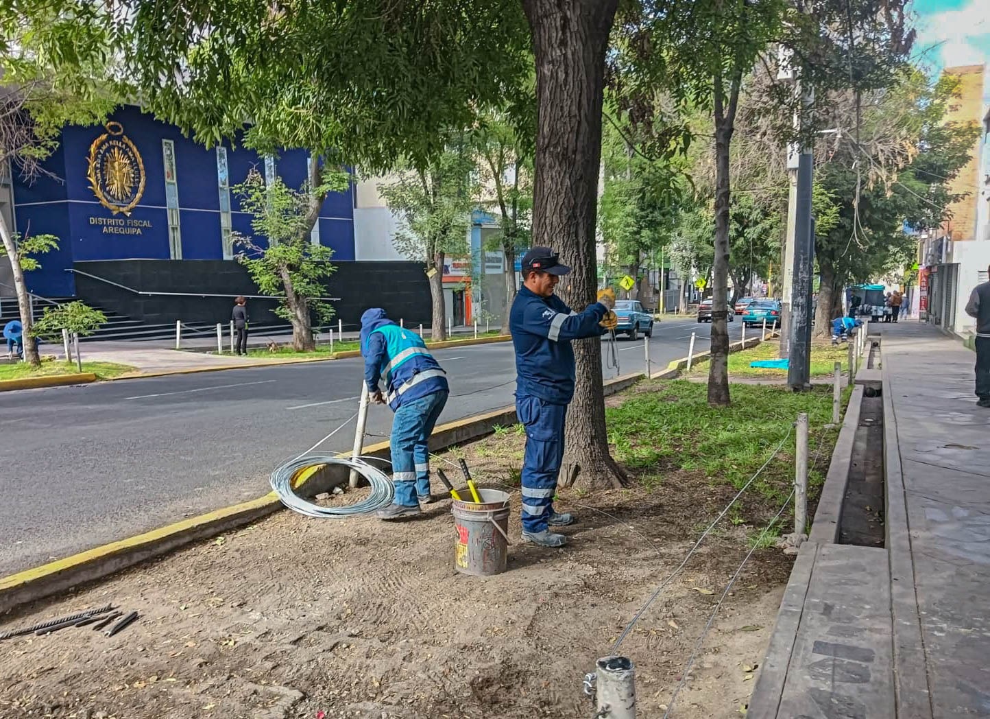 Retiraron bloques de cemento colocados de manera indebida