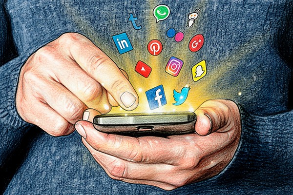 Las redes sociales de los que se van