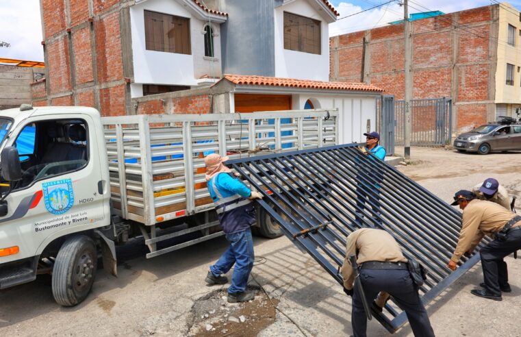 En Bustamante y Rivero exhortan a cumplir normas de seguridad