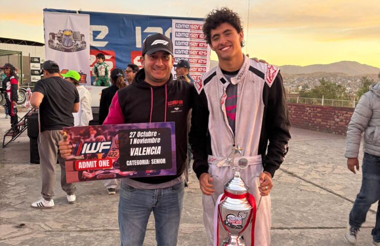 Joaquín Pinto clasificó al Mundial de Kartismo en España