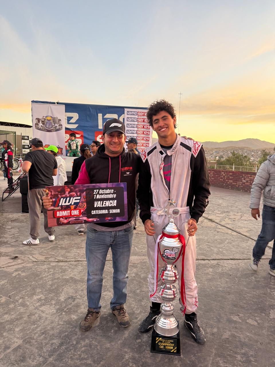 Joaquín Pinto clasificó al Mundial de Kartismo en España