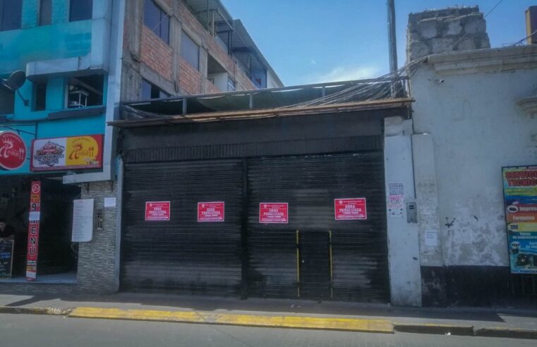 Municipio vuelve a sancionar construcción ilegal en Cercado