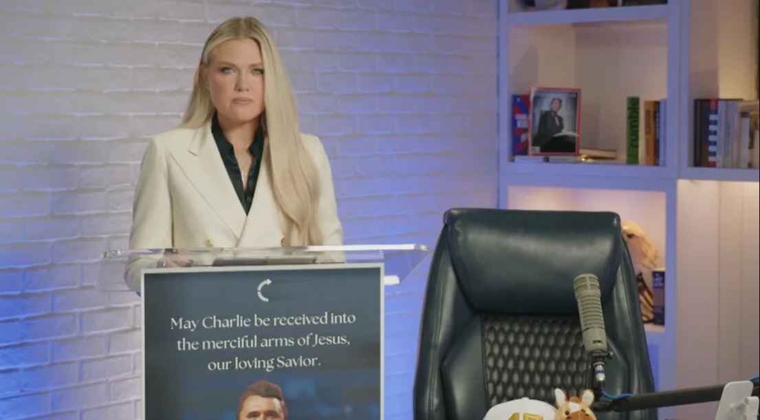 Esposa de Kirk promete continuar con su legado