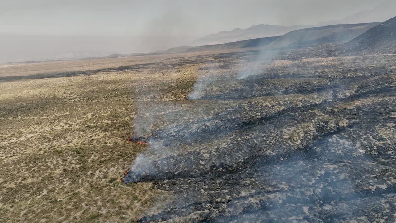 Incendio forestal en faldas del Misti arrasa 320 hectáreas