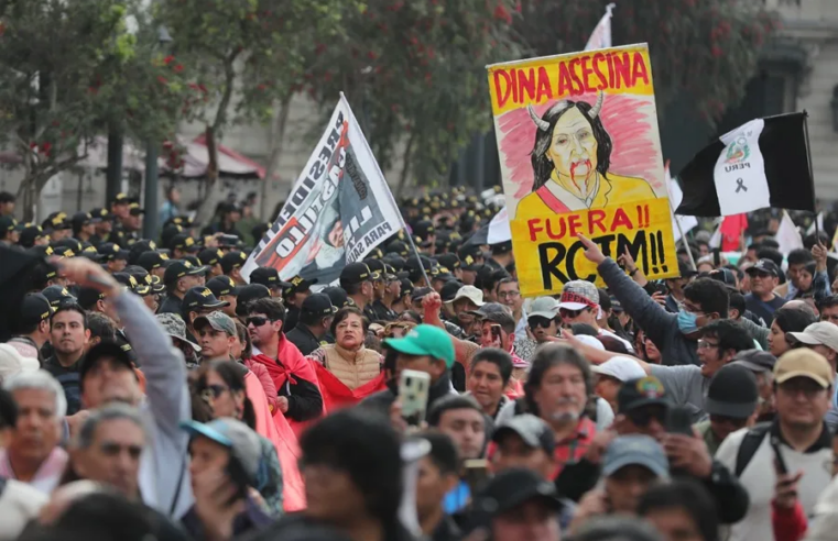 Protestas en centro de Lima contra gobierno de Boluarte y el Congreso