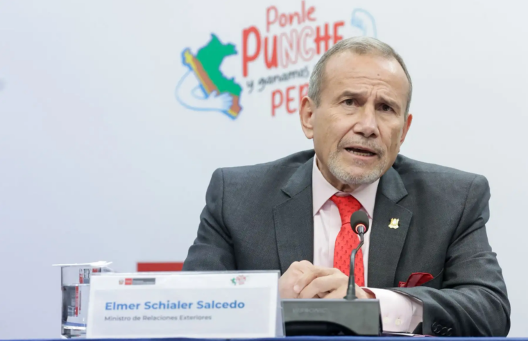 Canciller: Boluarte llevará mensaje de paz y justicia a Naciones Unidas