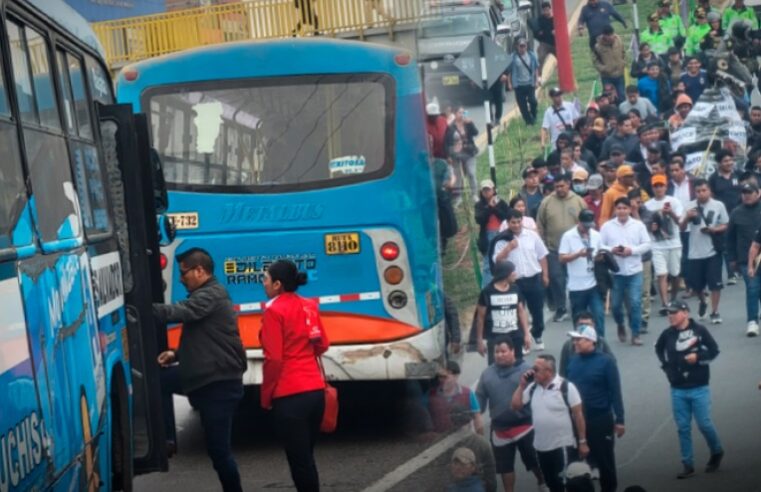 Violencia contra transporte público se intensifica en Lima