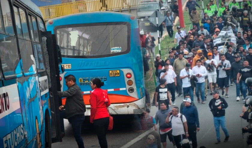 Violencia contra transporte público se intensifica en Lima