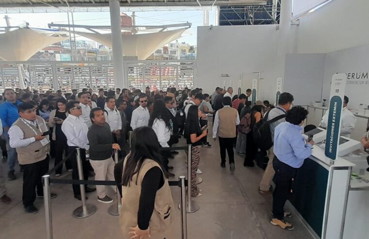 Más de 32 mil llegaron a Arequipa por Perumin 37