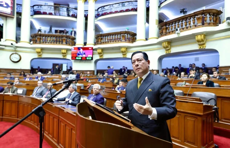 Arana y su gabinete ante el Congreso por avance de criminalidad